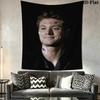 Dean Winchester Wall Tapestry Aesthetic Wall Hanging Printed Fabric Blanket Decorative Tapestries for Bedroom Living Room Home Decor