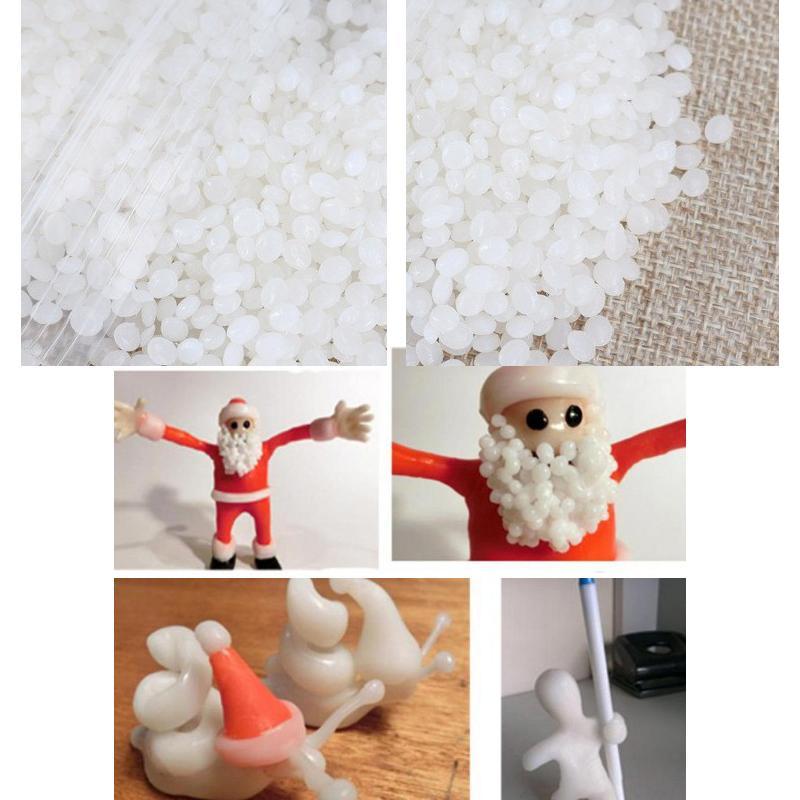 Thermoplastic Moldable Resin Pellets 200/500g Easy Shape Non-Toxic Resin Beads for Beginner DIY Craft Hobby Use