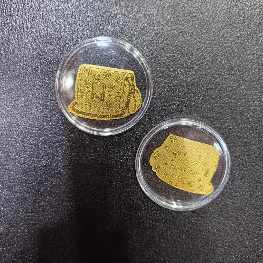 Gold Mobile Phone Sticker 999 Pure Gold - Prosperity & Wealth Charm Gift