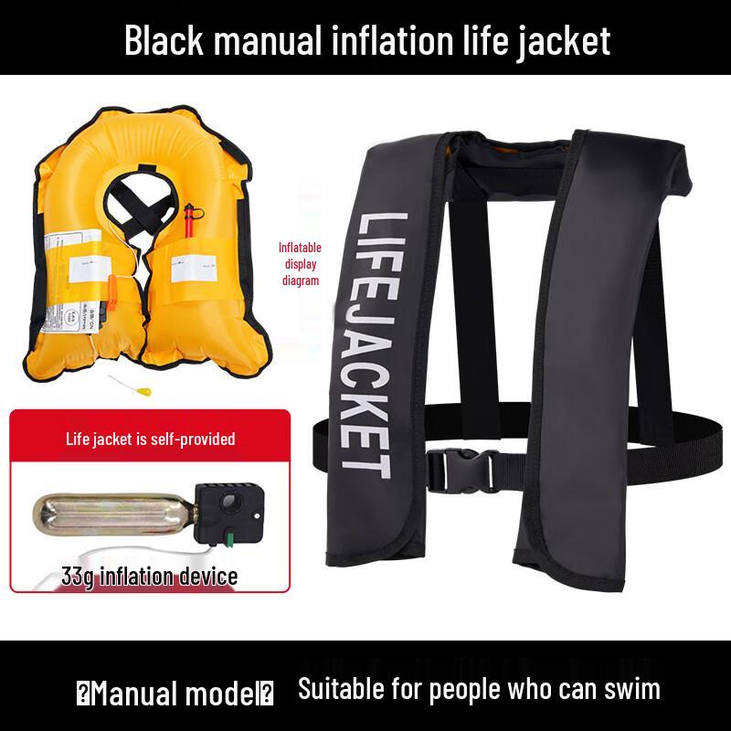 Bosente High Buoyancy Inflatable Life Vest Universal