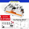 Eagle Brand High-Precision 4/5-Axis CNC Self-Centering 6-Inch Vise with Concentric Flat Jaw