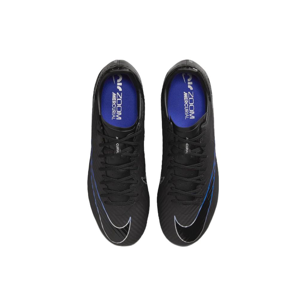 Nike Mercurial Vapor 15 Low Top Schnürschuhe Stabilität Bequem HG Fußballschuhe Herren Fußballschuhe Schwarz DJ5632-040