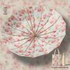 Large Retro 16-Bone Sun Umbrella: Women's Reinforced UV Protection & Sunshade