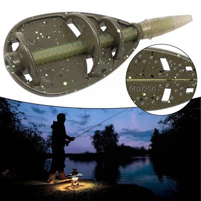 Riverside Fishing Feeder Karpfenangeln Feeder Zinklegierung 1St