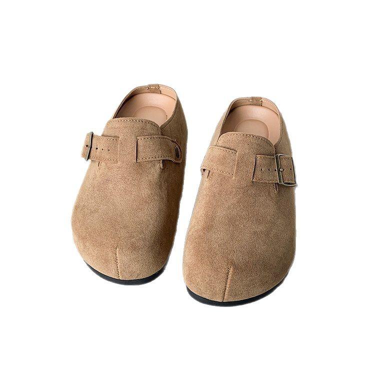 [Youshilai] Retro thick-soled heightening loafers for women in the spring of 2025, the new small one is versatile and one pedal.