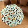 1PC Dachshund Pattern Umbrella-8-Rib Reinforced, Automatic Open, Lightweight & Durable, Cute Fashion Accessory for Outdoor-P70