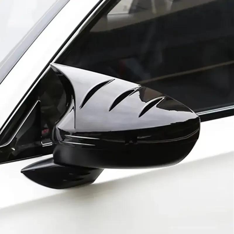 For Honda Civic 11th   2024 ABS Car Rearview Side Mirror Cover Wing Cap Exterior Door Housing Shell Sticker Trim