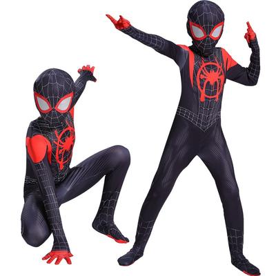 Spider-man Clothes Tights Series Superman Cosplay Onesie Halloween Children's Costume Cos Suit