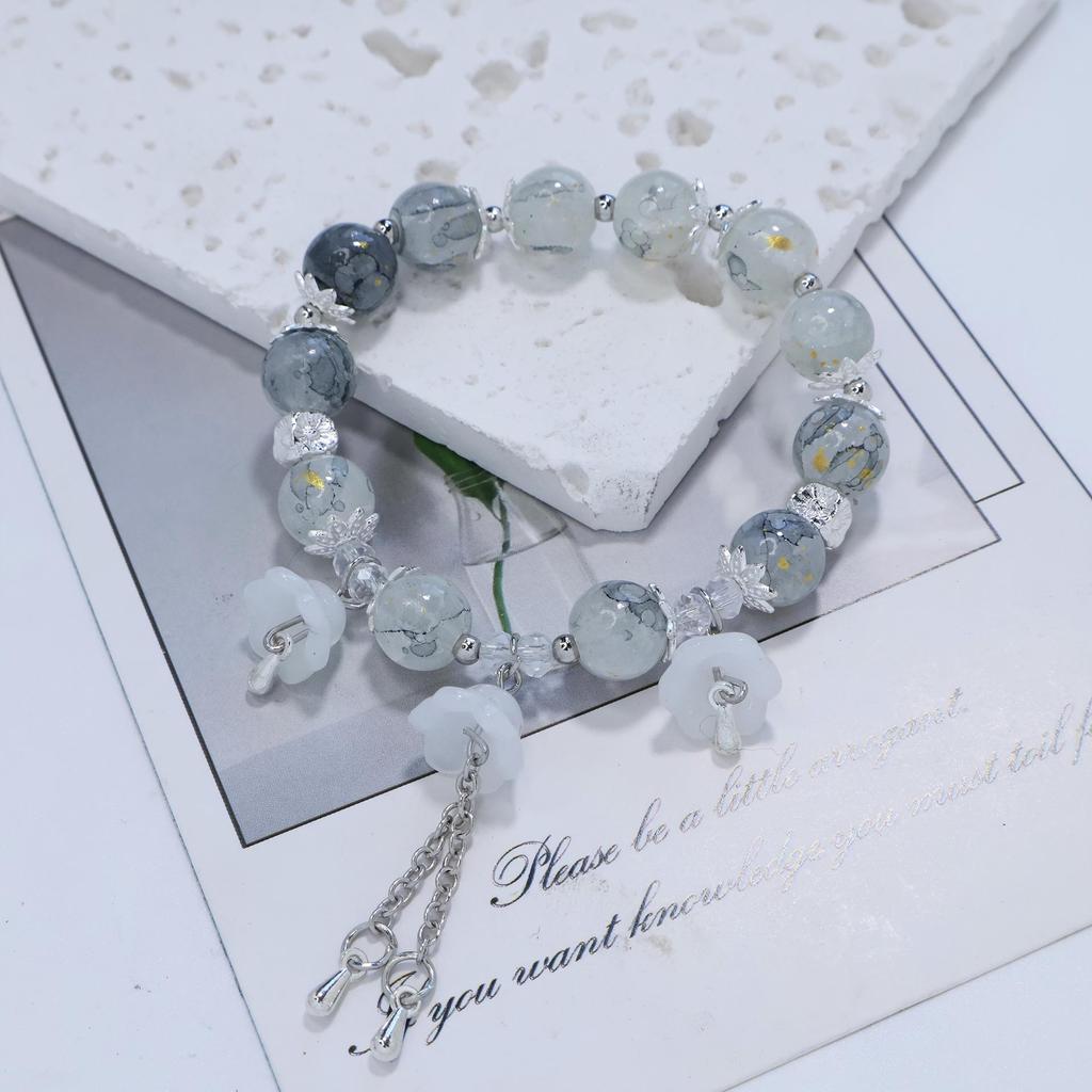 Mori Style Mermaid Crystal Bracelet – Versatile Niche Design for Women, Ideal for Students and Best Friends