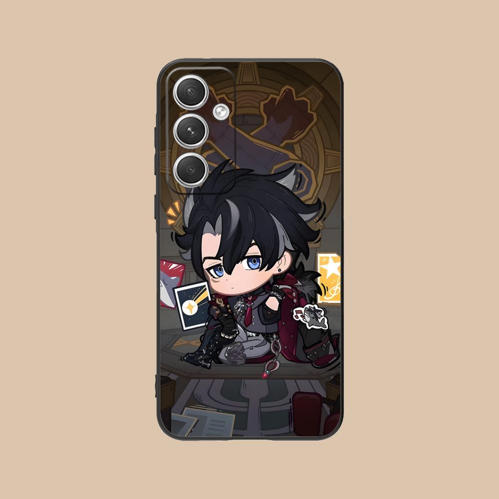 Game GI Wriothesley Matte Mobile Phone Case for Samsung Galaxy S26 S25 S24 S23 S22 S21 S20 Note20 Plus FE Ultra Colorful Cover