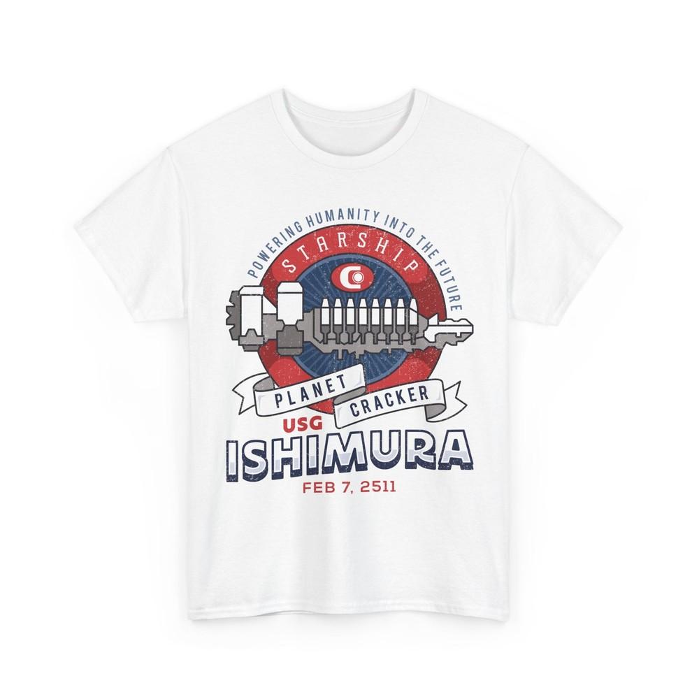 Ishimura Vintage Emblem Unisex T-Shirt. Dead Space Video Game. Isaac Clarke. USG