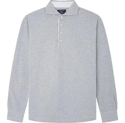 Hackett Cutaway Long Sleeve Polo