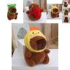 Adorable Capybara Plush Keychain Cute Cartoon Doll With Premium Pp Cotton Filling For Accessories