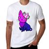 Bisexual Demigirl Pride Cat Tshirt Casual Daily Outfit Tshirt