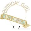 Children's Adult Birthday Headband IR Letter Crown Headband