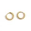 Price Silver Geometric Silver Bead Ring Fashionable Earrings for Women 18k Gold-plated Boutique Jewelry Gifts Trendy