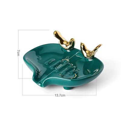 YIXI Nordic Modern Ceramic Draining Soap Dish