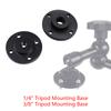 1/4'' 3/8'' Camera Statief Metalen Bevestigingsbasis Flens Buiten Desktop Aansluiting Onderkant Monitor Adapter Bevestigingsbasis