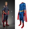 The Boys Homelander Cosplay Costume, Jumpsuit with Cloak Superhero Role Play Set with Wig