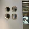 Wall decorations Light luxury restaurant dining table wall decoration pendant Living room background wall mirror decoration