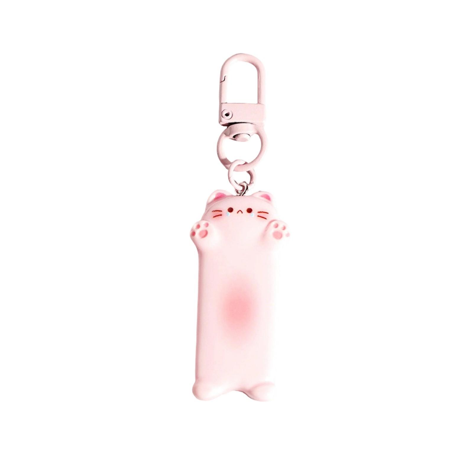 

Stretchy Feline Key Holder Flexible Decorative Charm Suitable for Daily Use or Special Occasion Surprise розовый