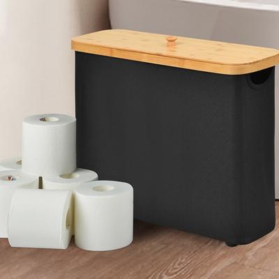 Foldable Storage Basket Bathroom Toilet Paper Organization Basket Household Clothing Groceries Storage Box Organize Accessories