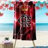 Flamengo Aufdruck Strandtuch, Großes Weiches Schnelltrocknendes Handtuch für Strand Camping Schwimmen
