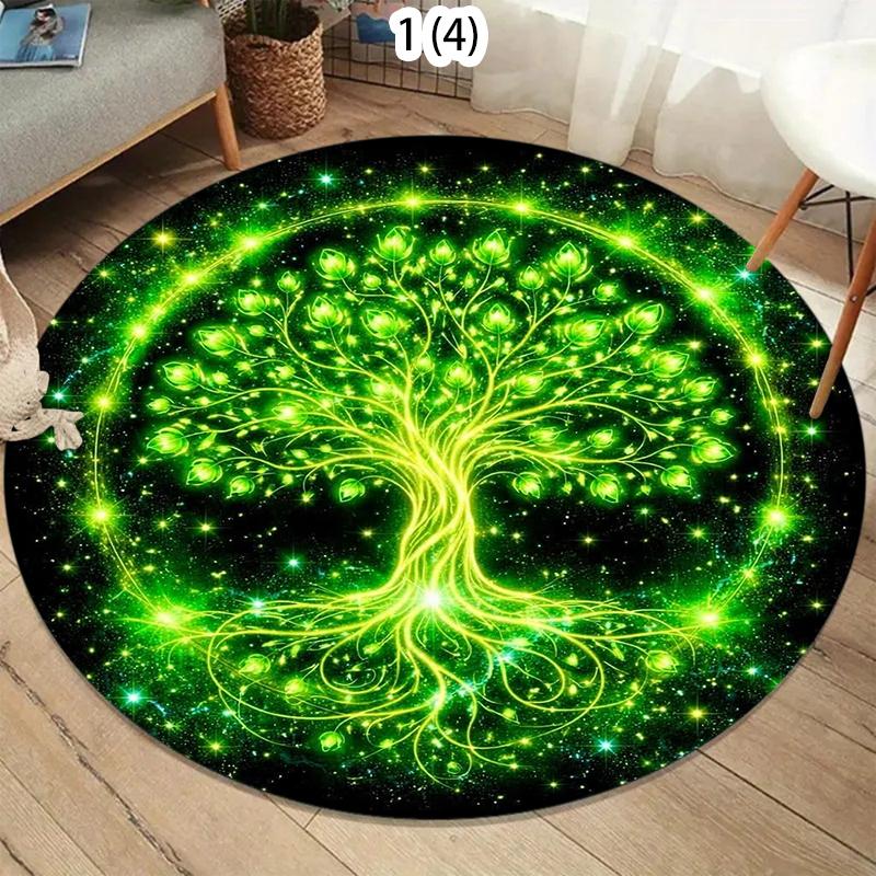 Luxurious Marble Colour Nature Black Gold Round Carpet Rug for Bedroom Living Room Decoration,pet Decor Floor Mat Bedroom