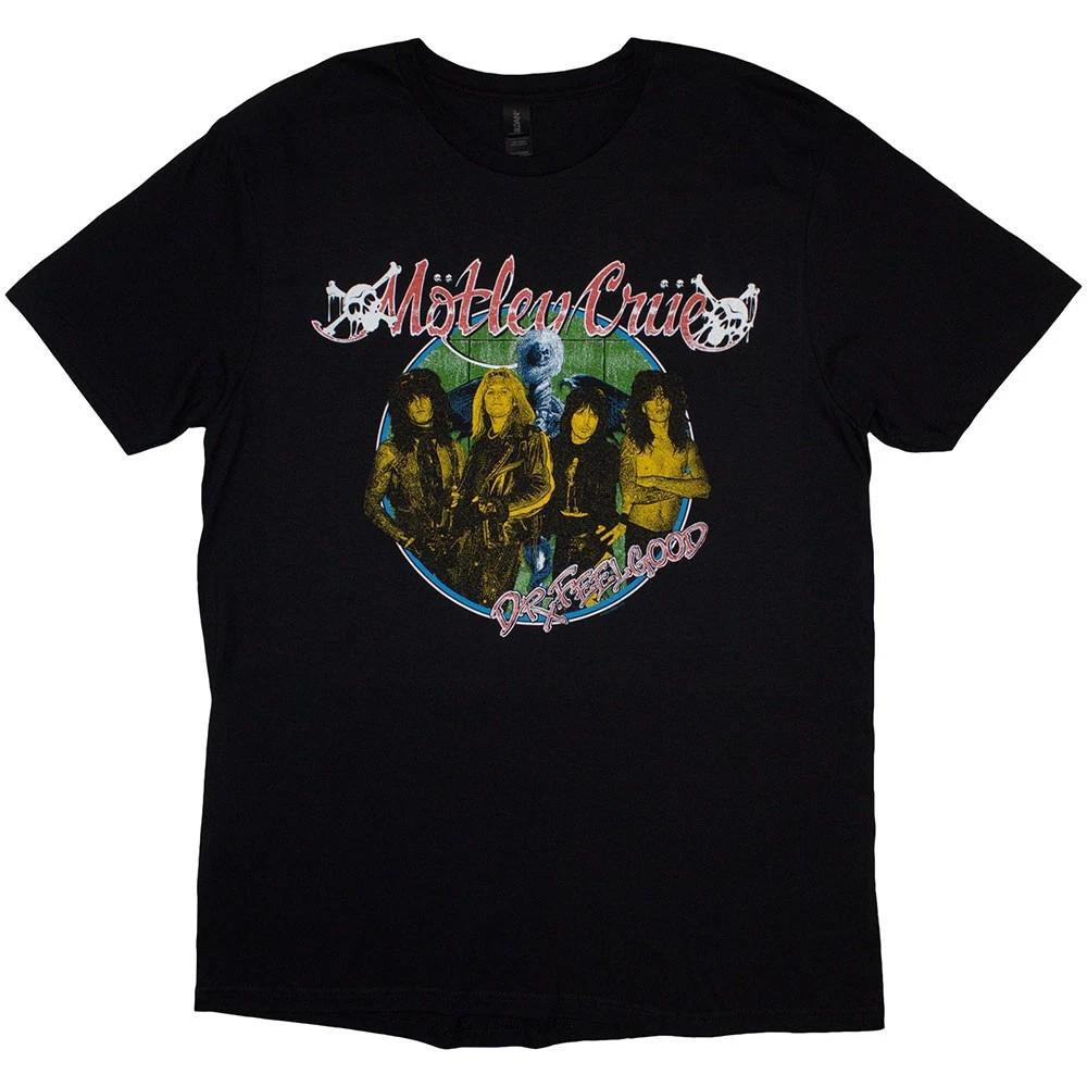 Motley Crue Dr Feelgood Circle Photo T Shirt XL