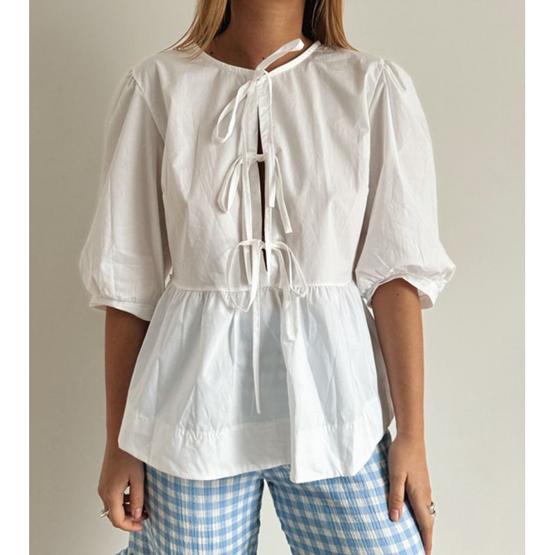 European and American Women clothes Top Fashion Stripe Patchwork Shirts Lazy Plaid Top Women