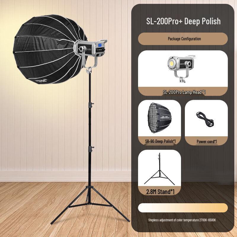 Yongeer SL200Pro LED Spherical Photography Fill Light