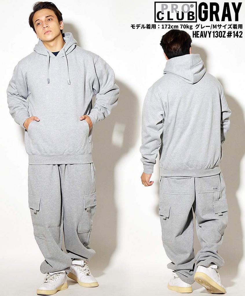 PRO CLUB Heavyweight Solid 142 Size M Hoodie/Sweatshirt, Pullover, Color, Oz, Gray, [Used]