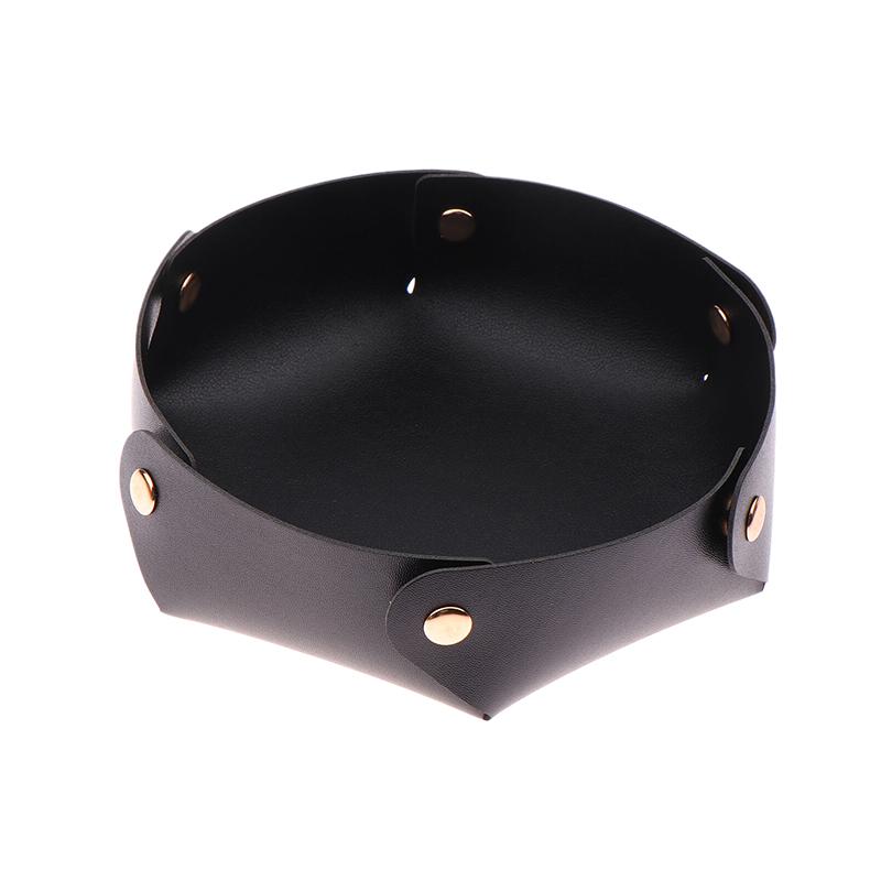 Desktop Storage Tray Pvc Key Cosmetics Jewelry Box Home Porch Debris Decoration Tray Detachable Small Objects Organizer