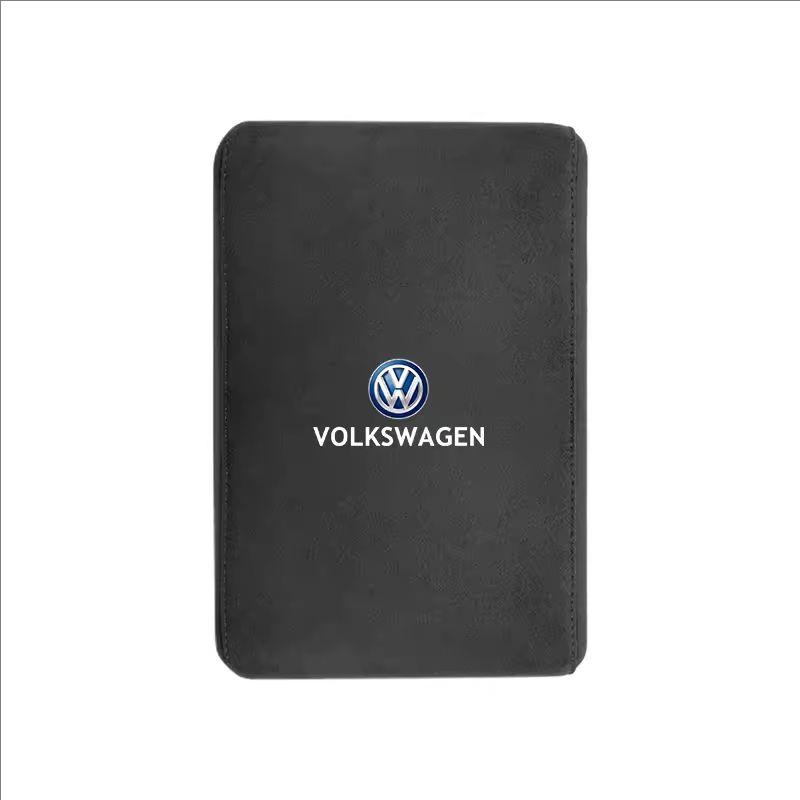 Car Armrest Mats Memory Foam Arm Rest Cushion Interior Accessories For VW GTI Polo Golf Passat Tiguan Arteon Jetta Taigo Hub Cap