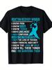 1pc Addiction Recovery Warrior Men'S T-Shirt