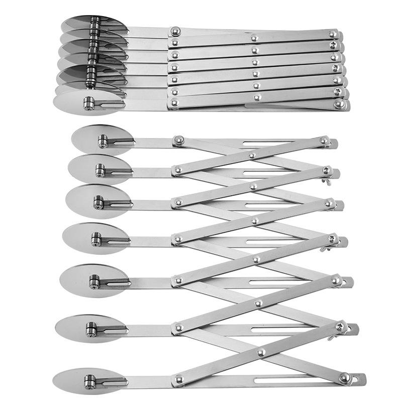 Adjustable Stainless Steel Multi-Wheel Pizza & Youtiao Cutter