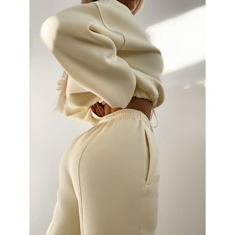 New Casual Suit Long-sleeved Women's Printed Hoodie Suit Two-piece Set of Trousers Pullover Sweatpants Two-piece Set