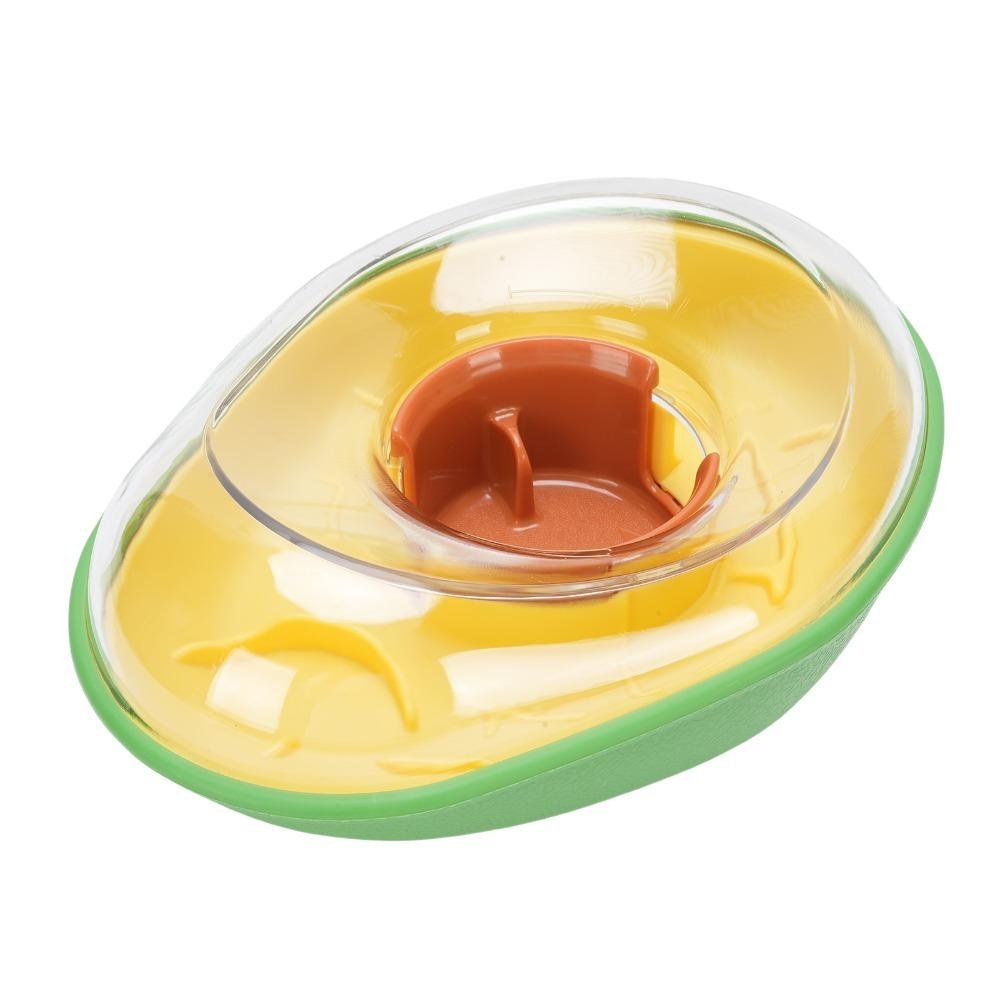 Plastic Pet Slow Eating Bowl Durable Avocado Pet Feeder Adorable Slow Feeder Dog Bowl Dogs Avocado