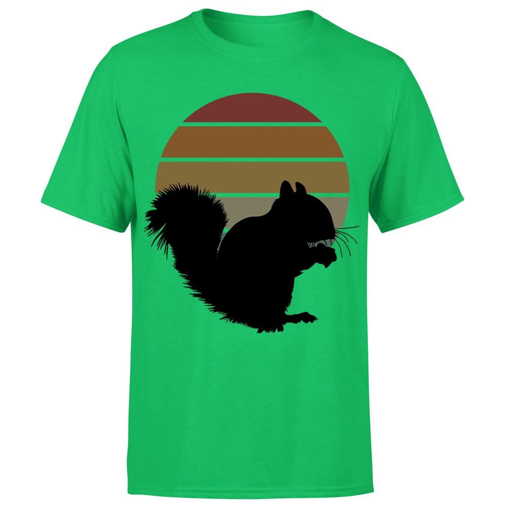 Squirrel Retro Vintage Funny Adults Unisexs Tshirt P1OrA