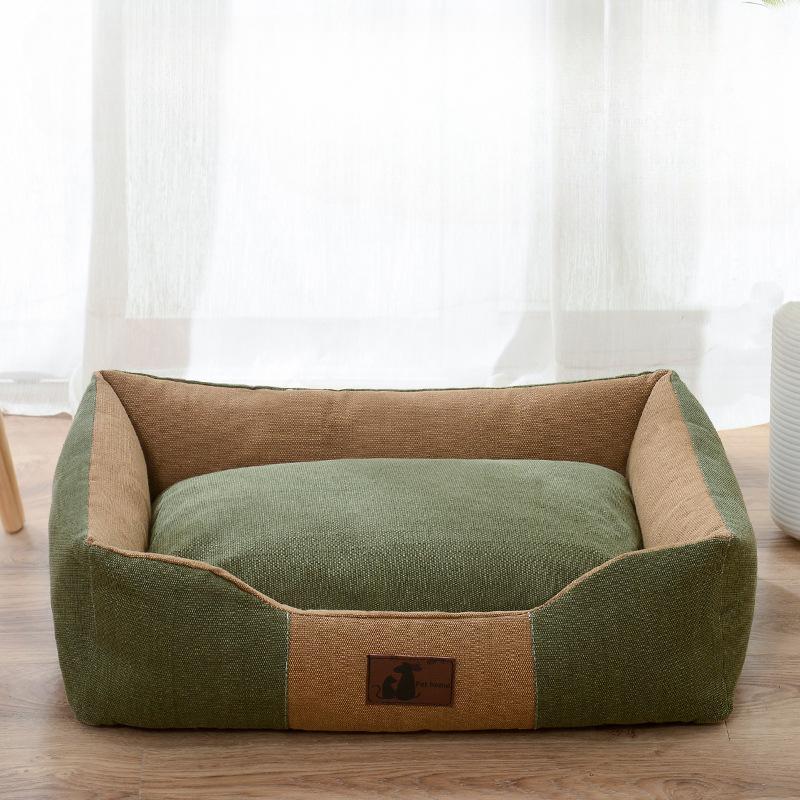 

Съемная и моющаяся будка для собак, большая будка для собак, питомник для кошек, коврик для домашних животных, мягкая кровать для домашних животных, успокаивающая кровать, палаточный домик, питомник для собак, мягкий коврик для сна