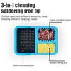 360° Cleaning Soldering Iron Tip Cleaner High Performances Tin Slag Remove Tool  Soldering Station