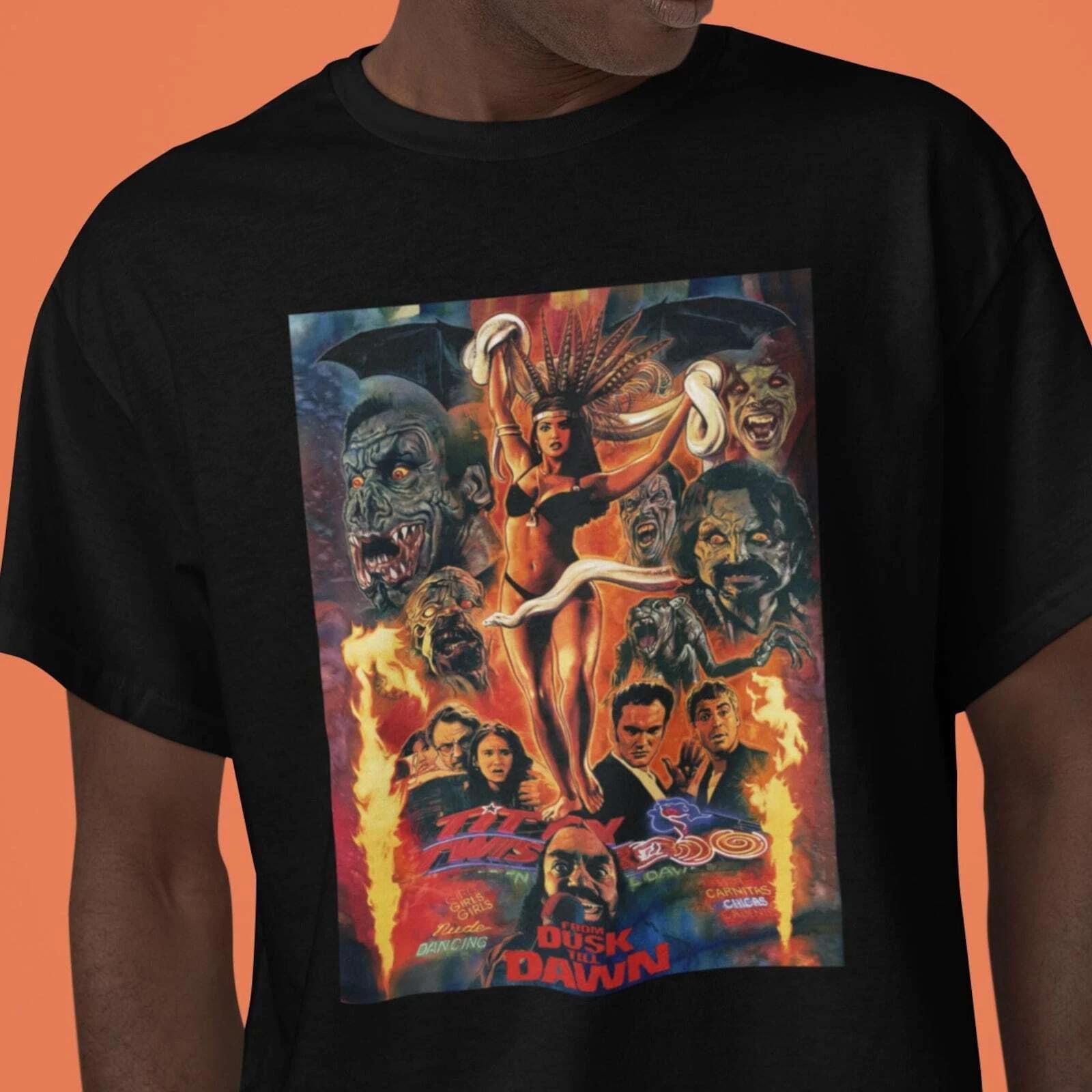 From Dusk Till Dawn Movie Unisex Tshirt, From Dusk Till Dawn Poster Shirt, 90s XS
