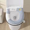 Winter Verdikte Pluizige Toiletbrilhoes Huis Volledige Afsluiting Ontwerp met Handvat Ademend & Anti-Vuil