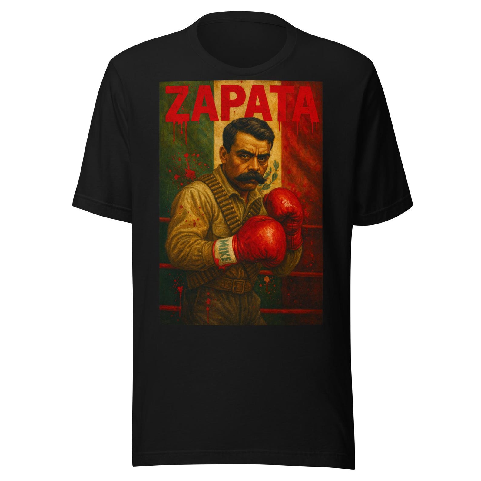 General Emiliano Zapata Boxeador Unisex t-shirt 4XL