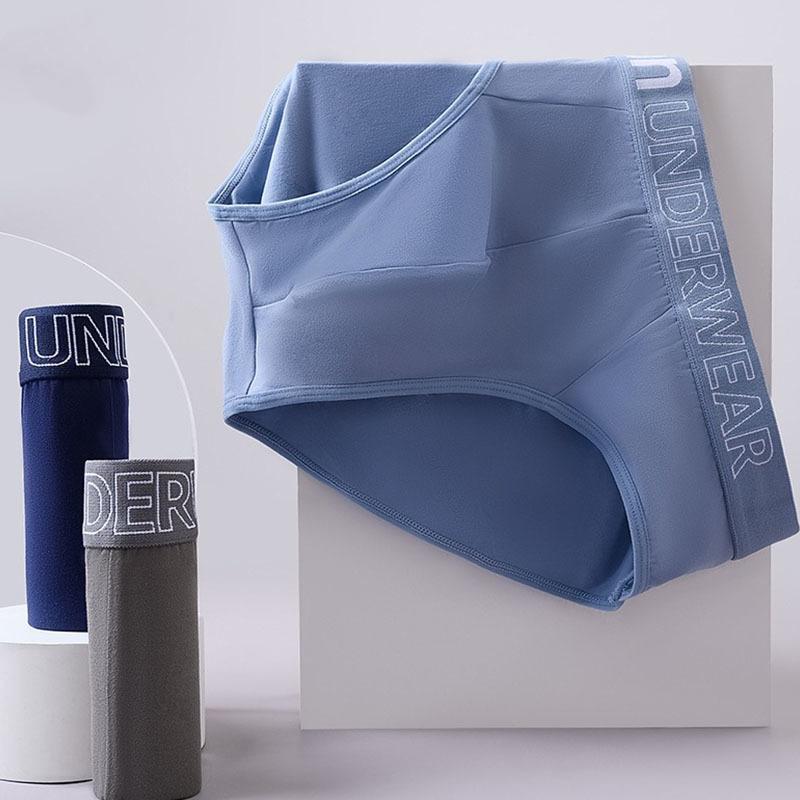 Big Size Man Panties Men's Undies Soft Underwear Breathable Briefs Knickers Underpants 2XL-4XL
