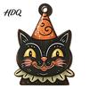 Rustic B&B Bar Theme Decor Vintage Halloween Ornament for Tree, Acrylic Hanging Pumpkin Black Cat Bat Car Mirror Accessories Ghost Skull Decoration