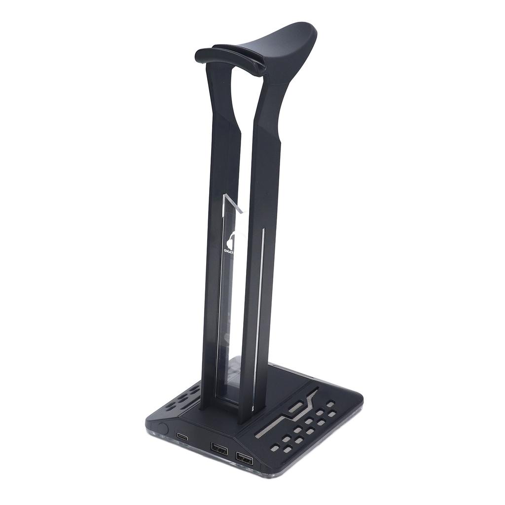 RGB Headphone Stand 2 USB Ports Multifunction Gaming Headset Holder for Desk Gamer Accessories