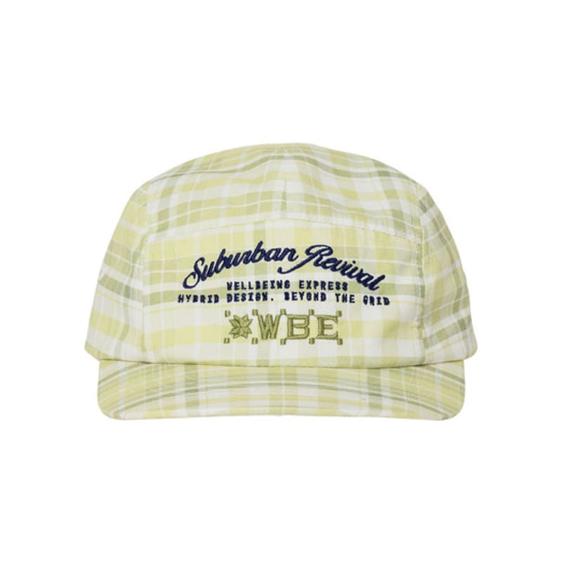

WELLBEING EXPRESS Vintage Cotton Camp Cap Check OS