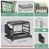 Cross-border Kitchen Dish Rack Set: Bowl, Plate, Knife & Chopstick Holder with Cutting Board Rack & Drip Tray