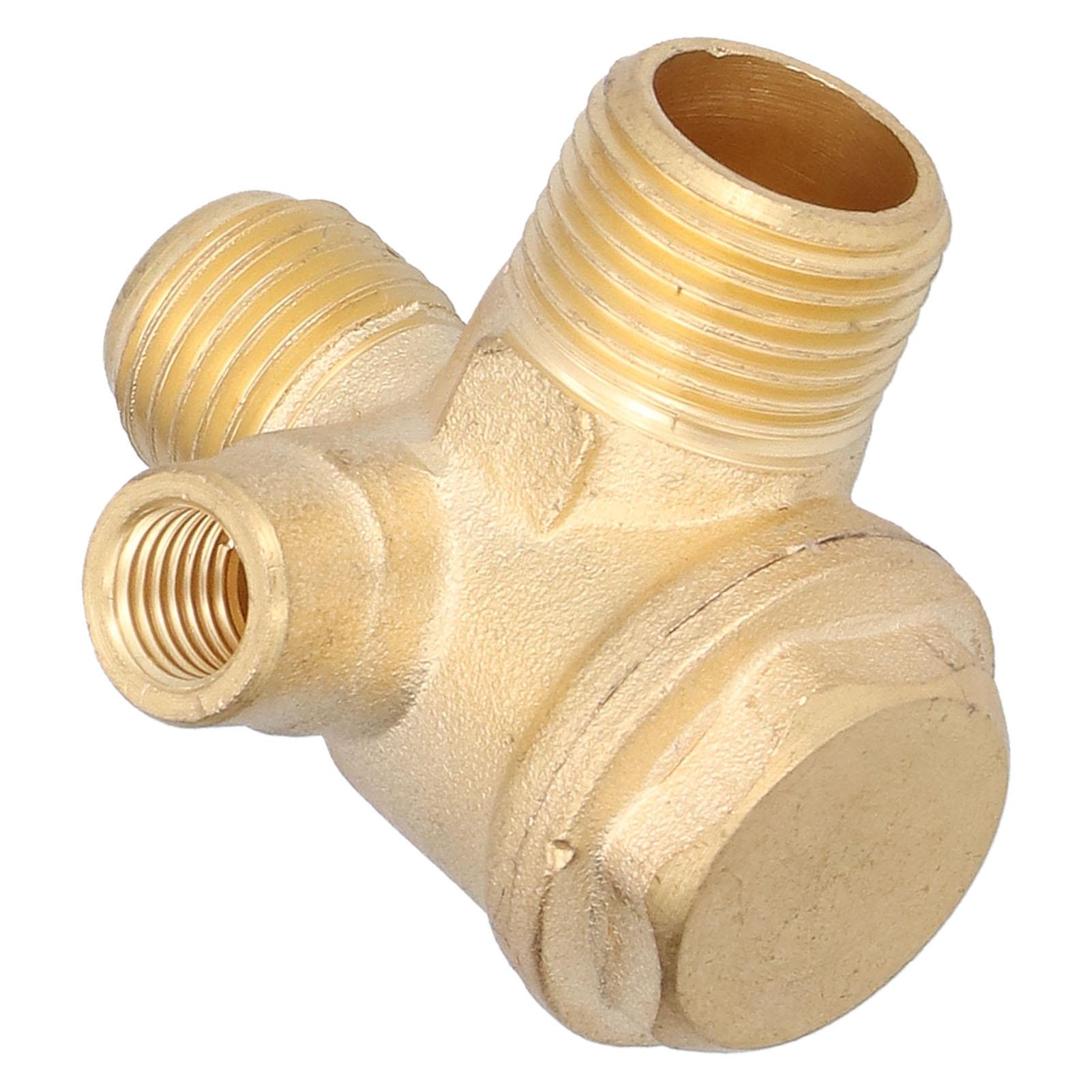 

323 Зворотний клапан 3-ходовий латунний різьбове з єднання Аксесуари для повітряного компресора 7 мм 16 мм 14 мм